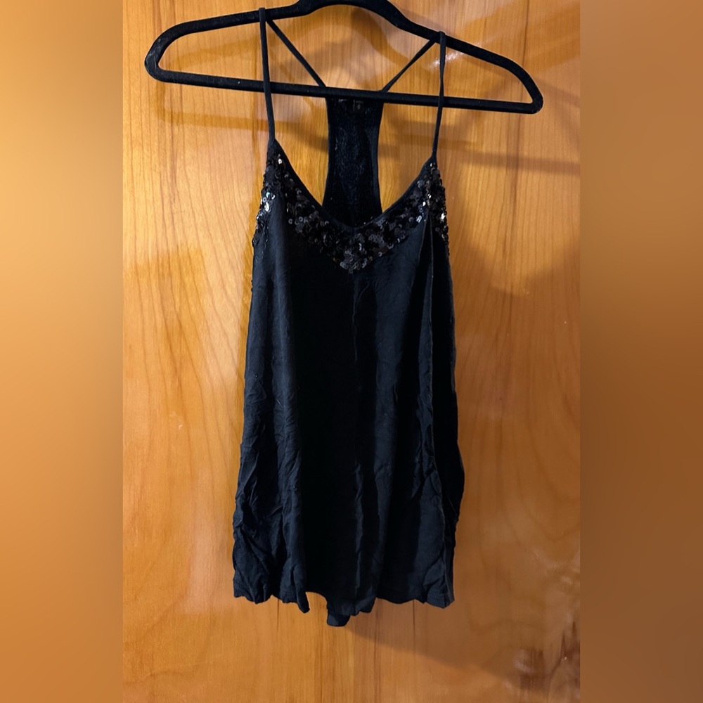 Express sequin tank top | size M